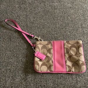 Coach wristlet